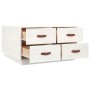 Solid white pine wood coffee table 80x80x45 cm by vidaXL, Coffee table - Ref: Foro24-821518, Price: 128,91 €, Discount: %