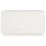 Solid white pine wood coffee table 80x80x45 cm by vidaXL, Coffee table - Ref: Foro24-821518, Price: 127,78 €, Discount: %