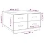Couchtisch aus massivem weißem Kiefernholz, 80 x 80 x 45 cm von vidaXL, Couchtisch - Ref: Foro24-821518, Preis: 127,78 €, Rab...