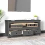 TV-Schrank aus massivem Kiefernholz, grau, 114 x 35 x 52 cm von vidaXL, TV-Möbel - Ref: Foro24-821504, Preis: 115,83 €, Rabat...