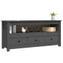 TV-Schrank aus massivem Kiefernholz, grau, 114 x 35 x 52 cm von vidaXL, TV-Möbel - Ref: Foro24-821504, Preis: 115,83 €, Rabat...