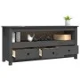 TV-Schrank aus massivem Kiefernholz, grau, 114 x 35 x 52 cm von vidaXL, TV-Möbel - Ref: Foro24-821504, Preis: 115,83 €, Rabat...