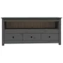 TV-Schrank aus massivem Kiefernholz, grau, 114 x 35 x 52 cm von vidaXL, TV-Möbel - Ref: Foro24-821504, Preis: 115,83 €, Rabat...