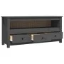 TV-Schrank aus massivem Kiefernholz, grau, 114 x 35 x 52 cm von vidaXL, TV-Möbel - Ref: Foro24-821504, Preis: 115,83 €, Rabat...
