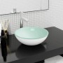 Waschbecken aus gehärtetem Glas weiß 35x12 cm von vidaXL, Sinkt - Ref: Foro24-345252, Preis: 43,51 €, Rabatt: %