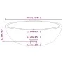 Waschbecken aus gehärtetem Glas weiß 35x12 cm von vidaXL, Sinkt - Ref: Foro24-345252, Preis: 41,04 €, Rabatt: %