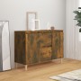 Aparador madera de ingeniería roble ahumado 101x35x70 cm de vidaXL, Aparadores - Ref: Foro24-815162, Precio: 89,94 €, Descuen...
