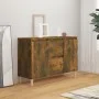 Smoked oak engineered wood sideboard 101x35x70 cm by vidaXL, Sideboards - Ref: Foro24-815162, Price: 86,64 €, Discount: %