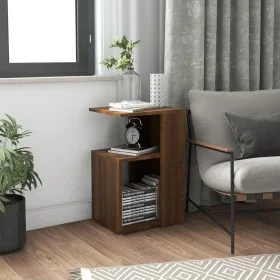 Side table made of brown oak plywood, measuring 36x30x56 cm. by vidaXL, Side tables - Ref: Foro24-815191, Price: 30,93 €, Dis...