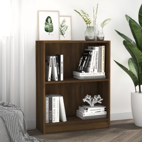 Brown oak plywood shelf 60x24x74.5 cm by vidaXL, Bookcases and shelves - Ref: Foro24-815086, Price: 36,89 €, Discount: %