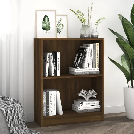 Regal aus braunem Eichensperrholz, 60 x 24 x 74,5 cm von vidaXL, Bücherregale und Regale - Ref: Foro24-815086, Preis: 36,41 €...
