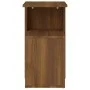 Side table made of brown oak plywood, measuring 36x30x56 cm. by vidaXL, Side tables - Ref: Foro24-815191, Price: 30,93 €, Dis...
