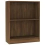 Regal aus braunem Eichensperrholz, 60 x 24 x 74,5 cm von vidaXL, Bücherregale und Regale - Ref: Foro24-815086, Preis: 36,41 €...