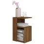 Side table made of brown oak plywood, measuring 36x30x56 cm. by vidaXL, Side tables - Ref: Foro24-815191, Price: 30,93 €, Dis...