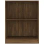 Regal aus braunem Eichensperrholz, 60 x 24 x 74,5 cm von vidaXL, Bücherregale und Regale - Ref: Foro24-815086, Preis: 36,41 €...