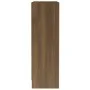 Regal aus braunem Eichensperrholz, 60 x 24 x 74,5 cm von vidaXL, Bücherregale und Regale - Ref: Foro24-815086, Preis: 36,41 €...