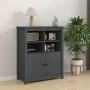 Sideboard aus massivem Kiefernholz grau 83x41,5x100 cm von vidaXL, Sideboards - Ref: Foro24-821514, Preis: 152,85 €, Rabatt: %
