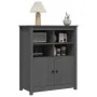 Sideboard aus massivem Kiefernholz grau 83x41,5x100 cm von vidaXL, Sideboards - Ref: Foro24-821514, Preis: 152,85 €, Rabatt: %