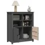 Sideboard aus massivem Kiefernholz grau 83x41,5x100 cm von vidaXL, Sideboards - Ref: Foro24-821514, Preis: 152,85 €, Rabatt: %
