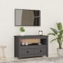 Mueble de TV de madera maciza de pino gris 79x35x52 cm de vidaXL, Muebles TV - Ref: Foro24-821499, Precio: 91,08 €, Descuento: %
