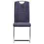 7-teiliges Esszimmerset aus grauem Kunstleder von vidaXL, Möbelsets für Küchen und Esszimmer - Ref: Foro24-3053126, Preis: 59...