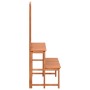 Soporte de plantas y enrejado madera de abeto 70x42x115 cm