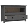 TV-Schrank aus massivem Kiefernholz, grau, 79 x 35 x 52 cm von vidaXL, TV-Möbel - Ref: Foro24-821499, Preis: 89,99 €, Rabatt: %