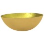 Goldenes Glaswaschbecken 50x37x14 cm von vidaXL, Sinkt - Ref: Foro24-345261, Preis: 45,73 €, Rabatt: %