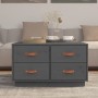 Solid gray pine wood coffee table 80x80x45 cm by vidaXL, Coffee table - Ref: Foro24-821519, Price: 151,86 €, Discount: %