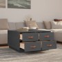 Solid gray pine wood coffee table 80x80x45 cm by vidaXL, Coffee table - Ref: Foro24-821519, Price: 151,86 €, Discount: %