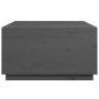 Solid gray pine wood coffee table 80x80x45 cm by vidaXL, Coffee table - Ref: Foro24-821519, Price: 151,86 €, Discount: %