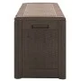 Brown polypropylene garden storage box 119x48x60 cm by vidaXL, Outdoor storage boxes - Ref: Foro24-152196, Price: 86,16 €, Di...