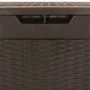 Brown polypropylene garden storage box 119x48x60 cm by vidaXL, Outdoor storage boxes - Ref: Foro24-152196, Price: 86,16 €, Di...