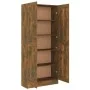 Regal aus geräuchertem Eichensperrholz, 82,5 x 30,5 x 185,5 cm von vidaXL, Bücherregale und Regale - Ref: Foro24-815114, Prei...