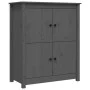 Sideboard aus massivem Kiefernholz grau 83x41,5x100 cm von vidaXL, Sideboards - Ref: Foro24-821509, Preis: 136,23 €, Rabatt: %