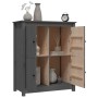 Sideboard aus massivem Kiefernholz grau 83x41,5x100 cm von vidaXL, Sideboards - Ref: Foro24-821509, Preis: 137,77 €, Rabatt: %