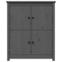 Sideboard aus massivem Kiefernholz grau 83x41,5x100 cm von vidaXL, Sideboards - Ref: Foro24-821509, Preis: 137,77 €, Rabatt: %