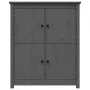 Sideboard aus massivem Kiefernholz grau 83x41,5x100 cm von vidaXL, Sideboards - Ref: Foro24-821509, Preis: 136,23 €, Rabatt: %