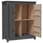 Solid gray pine wood sideboard 83x41.5x100 cm by vidaXL, Sideboards - Ref: Foro24-821509, Price: 136,23 €, Discount: %