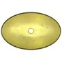Golden tempered glass sink 54.5x35x15.5 cm by vidaXL, Sinks - Ref: Foro24-345262, Price: 72,19 €, Discount: %