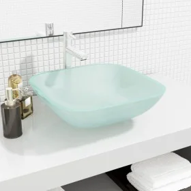 Frosted glass sink 42x42x14 cm by vidaXL, Sinks - Ref: Foro24-345242, Price: 44,32 €, Discount: %