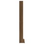 Oak brown plywood CD shelf 102x23x177.5 cm by vidaXL, CD and DVD storage - Ref: Foro24-815092, Price: 109,14 €, Discount: %