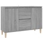 Sonoma graues Sideboard aus Holzwerkstoff, 101 x 35 x 70 cm von vidaXL, Sideboards - Ref: Foro24-815163, Preis: 103,04 €, Rab...