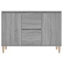 Sonoma graues Sideboard aus Holzwerkstoff, 101 x 35 x 70 cm von vidaXL, Sideboards - Ref: Foro24-815163, Preis: 103,04 €, Rab...