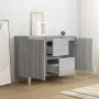 Sonoma gray engineered wood sideboard 101x35x70 cm by vidaXL, Sideboards - Ref: Foro24-815163, Price: 99,11 €, Discount: %