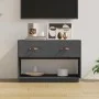 TV-Schrank aus massivem, grauem Kiefernholz, 90 x 40 x 60 cm von vidaXL, TV-Möbel - Ref: Foro24-821524, Preis: 104,63 €, Raba...