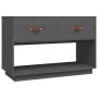 TV-Schrank aus massivem, grauem Kiefernholz, 90 x 40 x 60 cm von vidaXL, TV-Möbel - Ref: Foro24-821524, Preis: 105,98 €, Raba...