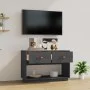 TV-Schrank aus massivem, grauem Kiefernholz, 90 x 40 x 60 cm von vidaXL, TV-Möbel - Ref: Foro24-821524, Preis: 104,63 €, Raba...