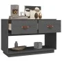 TV-Schrank aus massivem, grauem Kiefernholz, 90 x 40 x 60 cm von vidaXL, TV-Möbel - Ref: Foro24-821524, Preis: 104,63 €, Raba...
