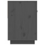Mueble de TV madera maciza de pino gris 90x40x60 cm de vidaXL, Muebles TV - Ref: Foro24-821524, Precio: 105,91 €, Descuento: %